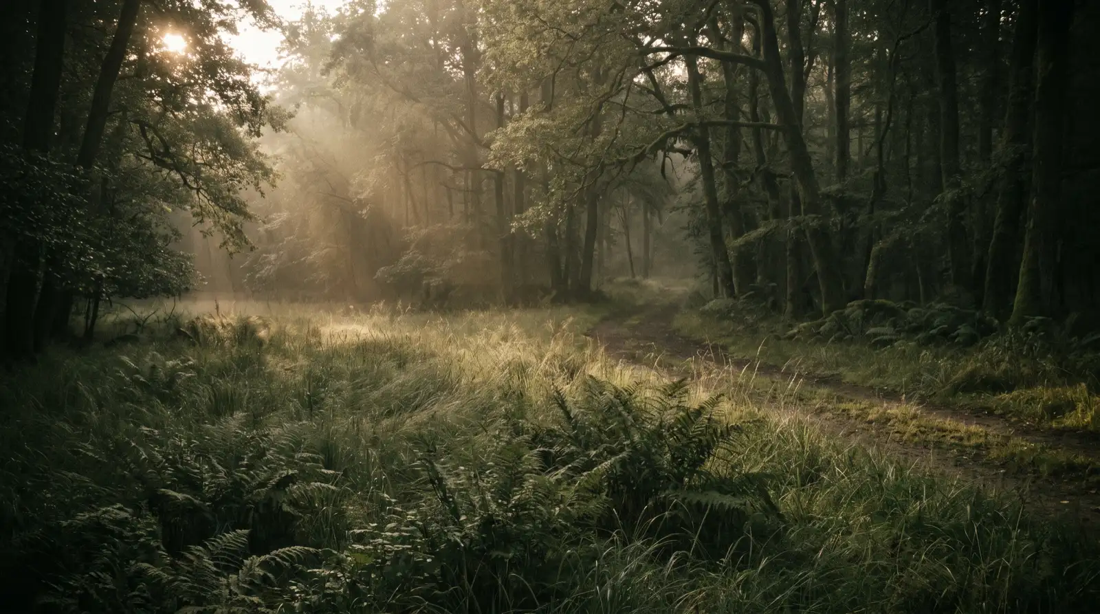 Jagdliche Landschaft im Sommer