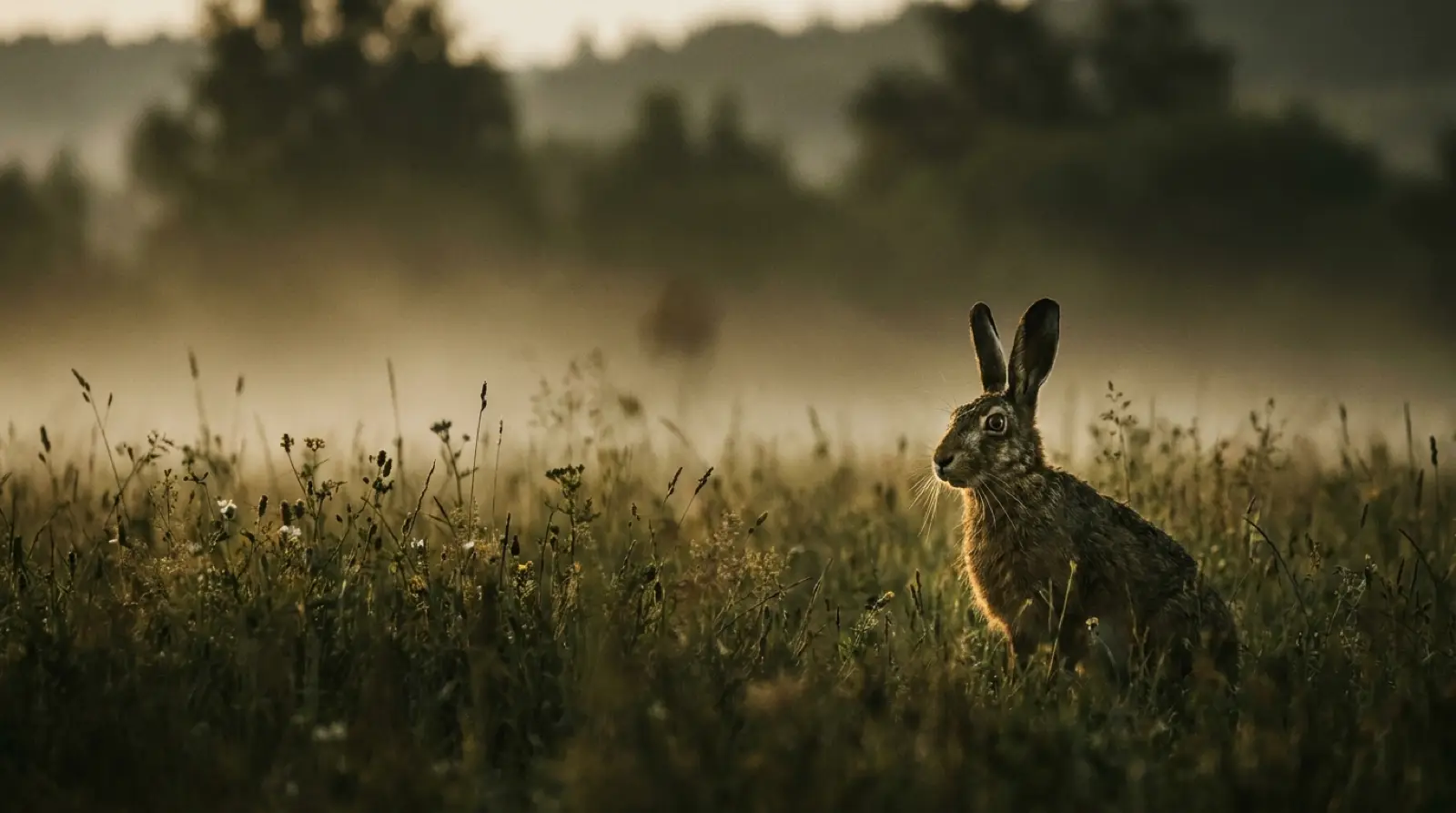 Jagdliches Motiv der Wildart-Gruppe Niederwild
